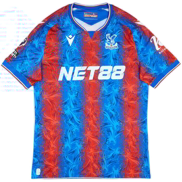 2024-25 Crystal Palace Match Issue Home Shirt Guehi #6