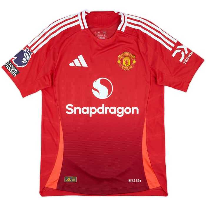 2024-25 Manchester United Match Issue Home Shirt Garnacho #17