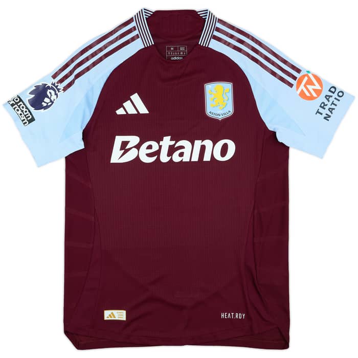 2024-25 Aston Villa Match Issue Home Shirt Watkins #11
