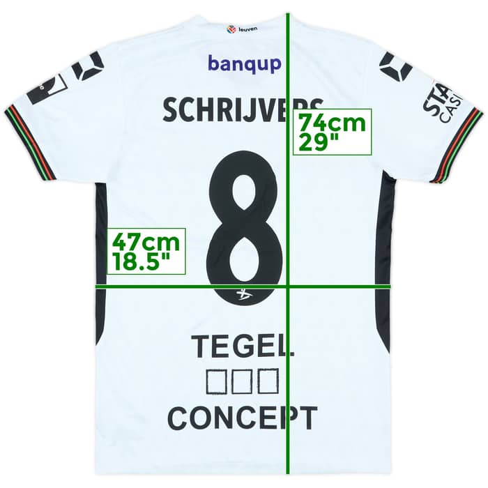 2024-25 OH Leuven Match Issue Home Shirt Schrijvers #8