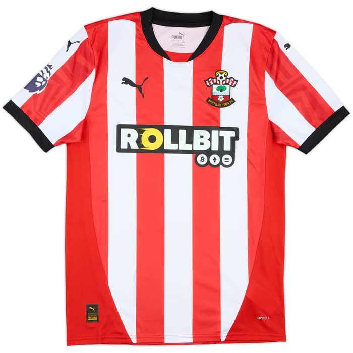 2024-25 Southampton Home Shirt Walker-Peters #2 - 9/10 - (S)