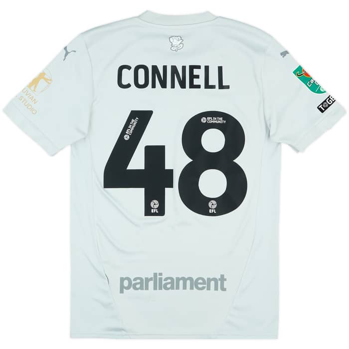 2024-25 Barnsley Match Issue Carabao Cup Away Shirt Connell #48