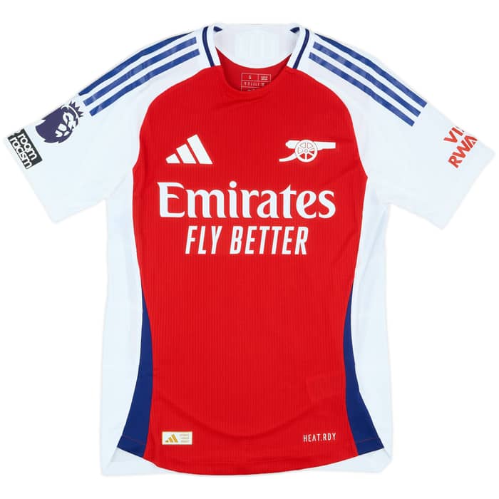 2024-25 Arsenal Match Issue Home Shirt Trossard #19