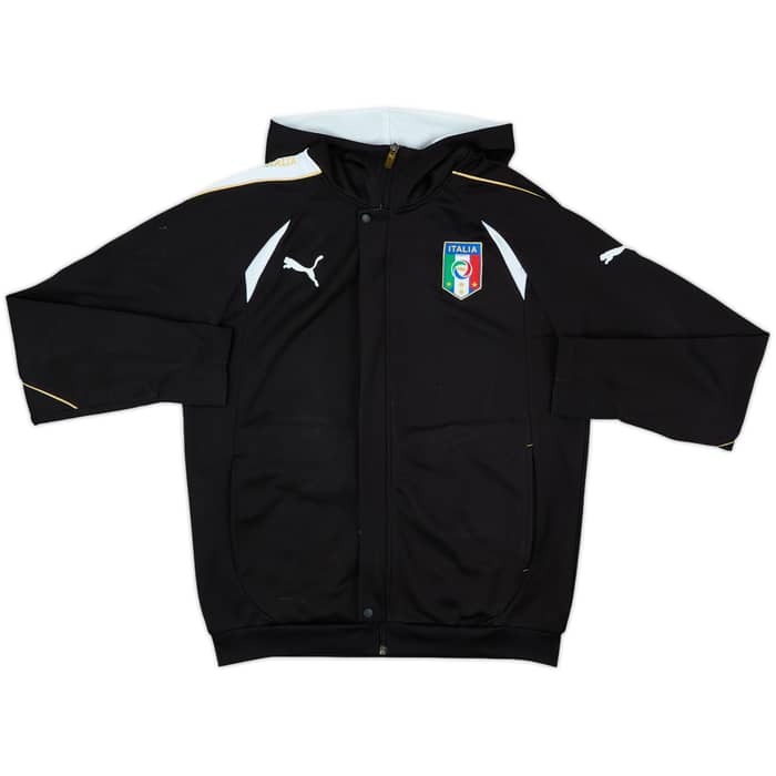 2010-11 Italy Puma Hooded Track Jacket - 8/10 - (M)
