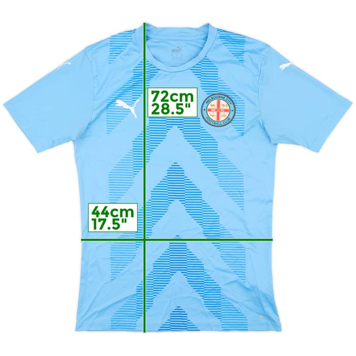 2022-23 Melbourne City Puma Training Shirt - 9/10 - (M)