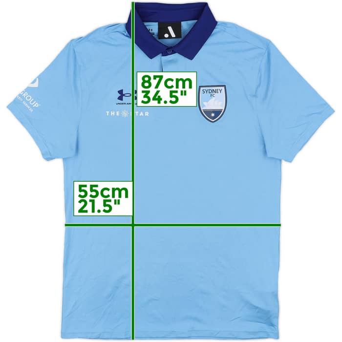 2022-23 Sydney FC Under Armour Polo Shirt - 8/10 - (L)