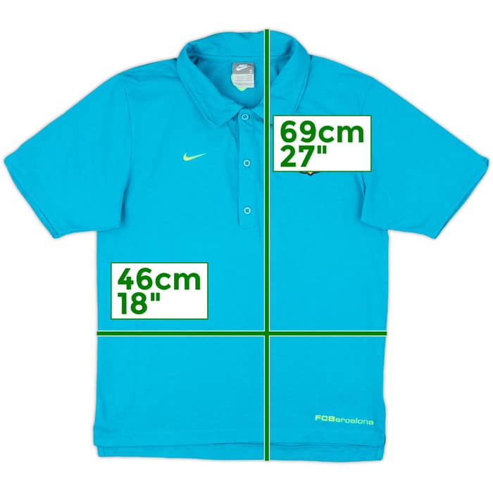 2008-09 Barcelona Nike Polo Shirt - 7/10 - (S)
