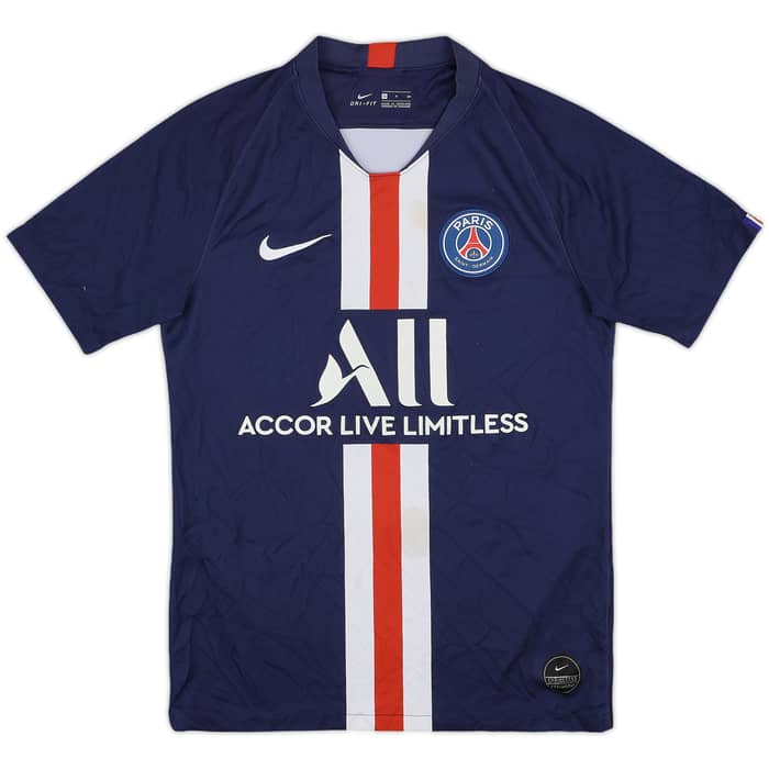 2019-20 Paris Saint-Germain Home Shirt Mbappe #7 - 7/10 - (S)