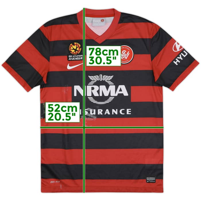 2012-14 Western Sydney Wanderers Home Shirt - 4/10 - (M)