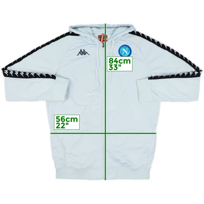 2018-19 Napoli Kappa Hooded Track Jacket - 7/10 - (3XL)