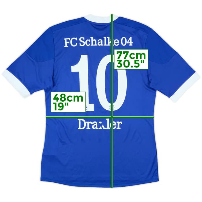 2012-14 Schalke Home Shirt Draxler #10 - 5/10 - (M)