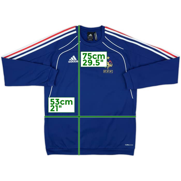 2009-10 France adidas Sweat Top - 8/10 - (M)