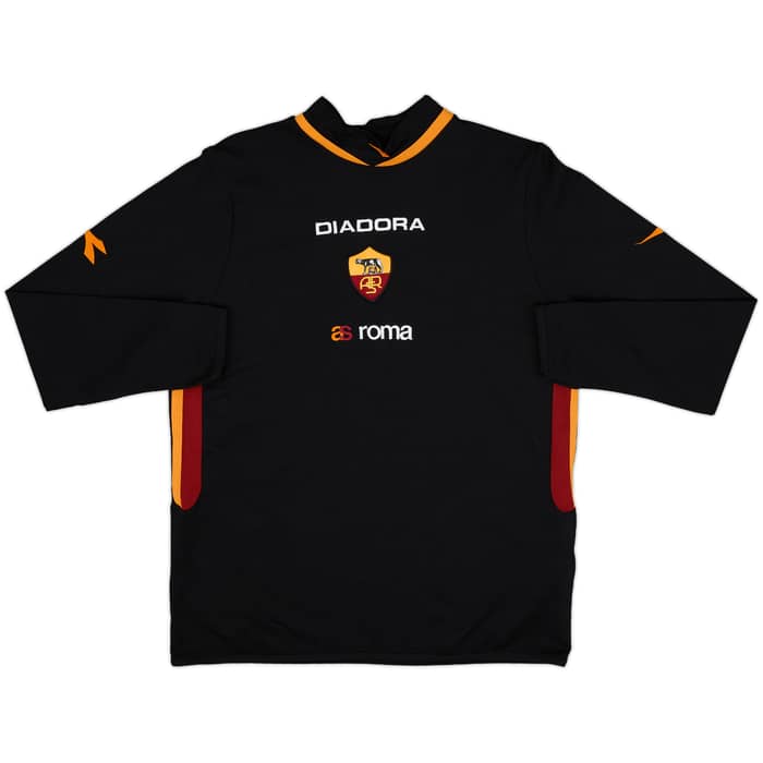 2003-04 Roma Diadora Training L/S Shirt - 7/10 - (M)