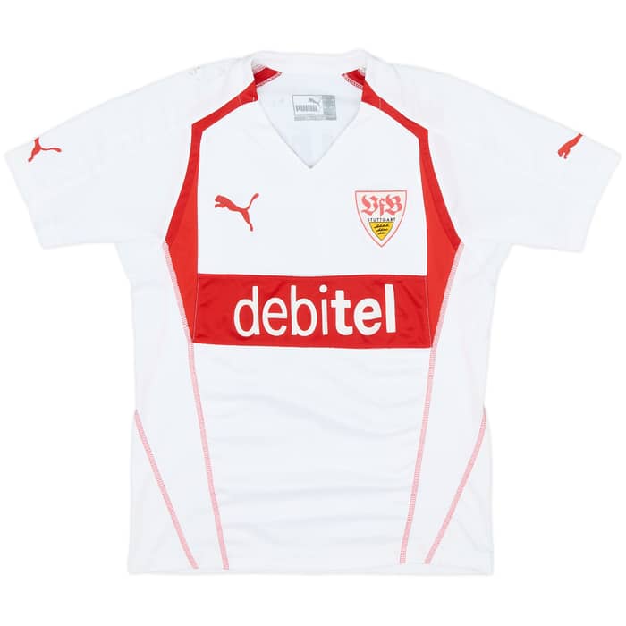 2004-05 Stuttgart Signed Home Shirt Hleb #15 - 7/10 - (L.Boys)