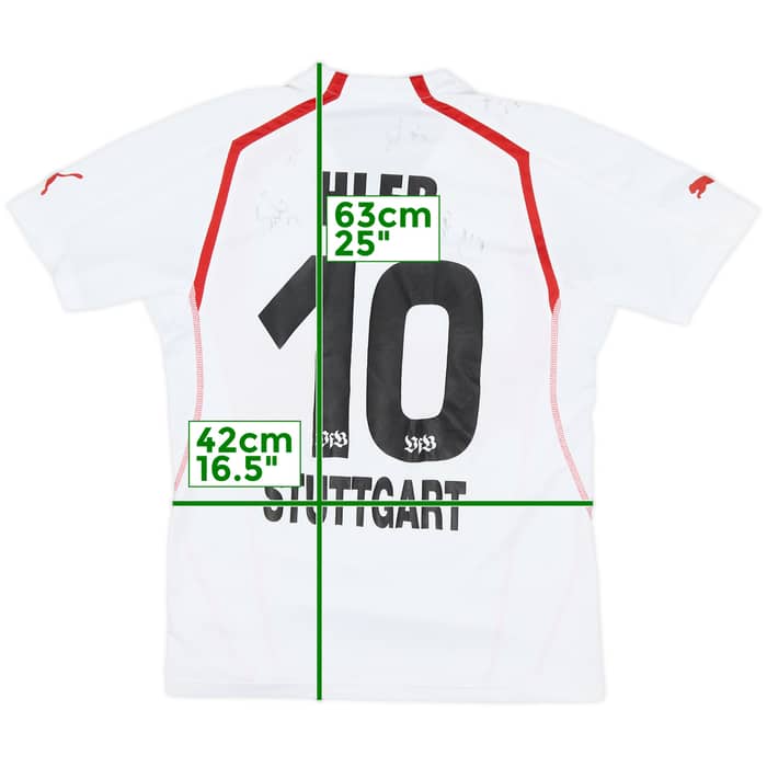 2004-05 Stuttgart Signed Home Shirt Hleb #15 - 7/10 - (L.Boys)