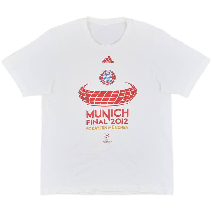 2011-12 Bayern Munich adidas 'Champions League Final' Graphic Tee - 8/10 - (M)