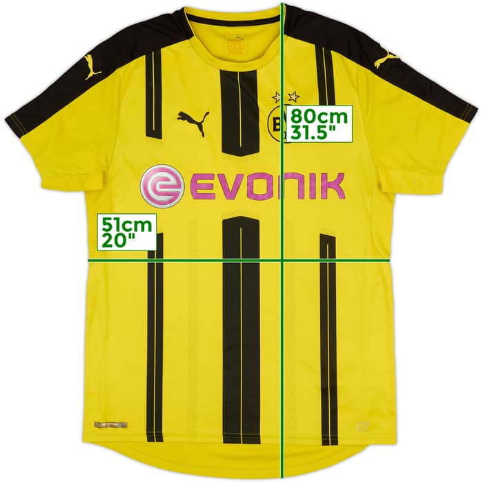 2016-17 Borussia Dortmund Home Shirt - 6/10 - (L)
