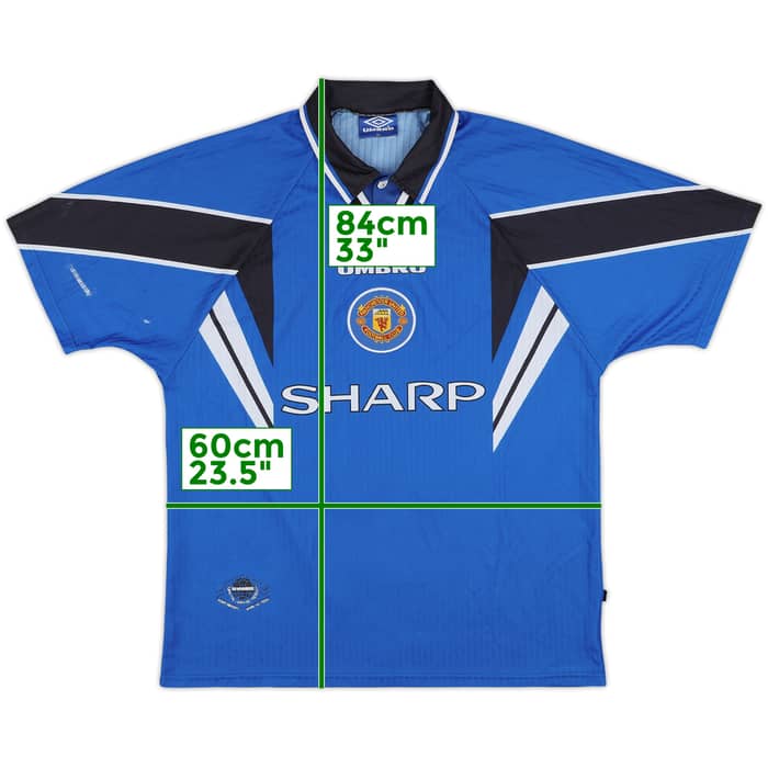 1996-98 Manchester United Third Shirt Batimodena #19 - 4/10 - (XL)