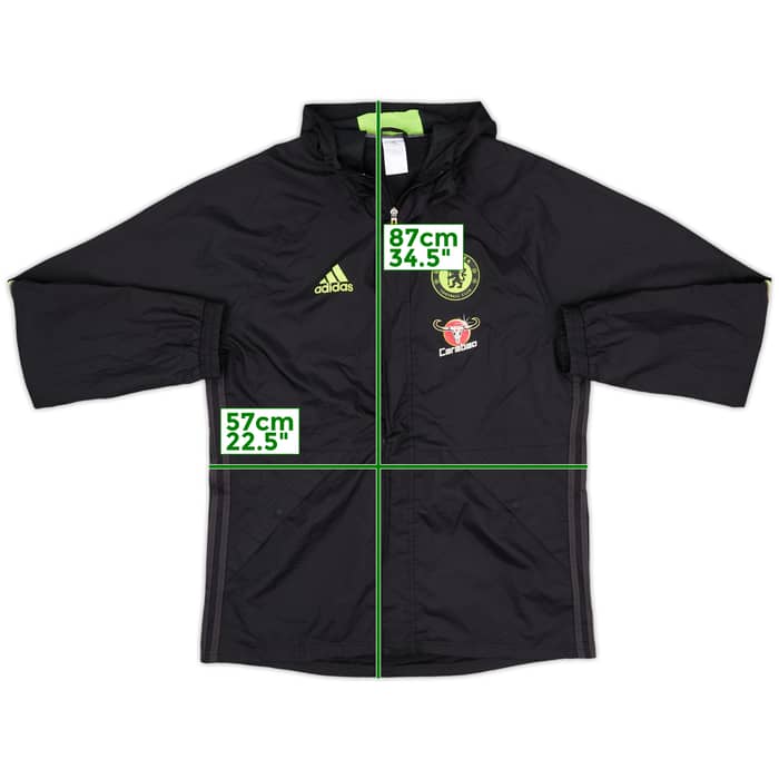 2016-17 Chelsea adidas Hooded Track Jacket - 6/10 - (L)