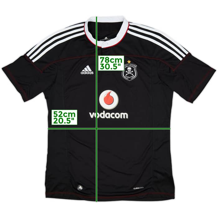 2011-12 Orlando Pirates Home Shirt - 8/10 - (L)