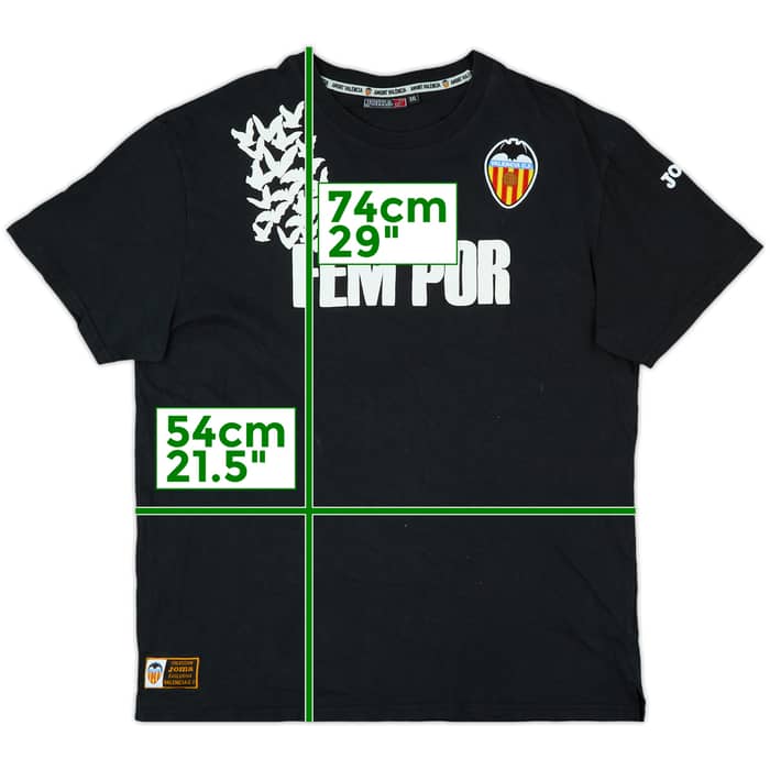 2012-13 Valencia Joma Cotton Tee - 7/10 - (XXL)