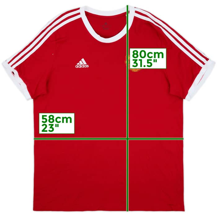 2022-23 Manchester United adidas DNA Cotton Tee - 10/10 - (XL)