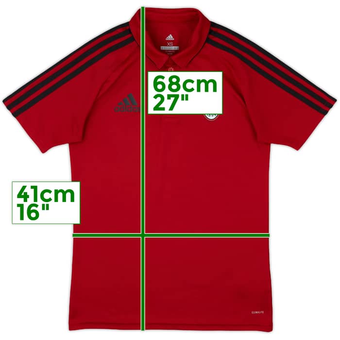 2017-18 AC Milan adidas Polo Shirt - 8/10 - (XS)
