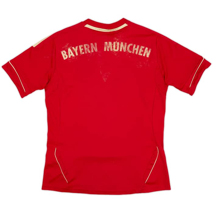 2011-13 Bayern Munich Signed Home Shirt - 5/10 - (L.Boys)