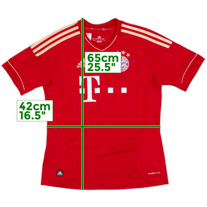 2011-13 Bayern Munich Signed Home Shirt - 5/10 - (L.Boys)