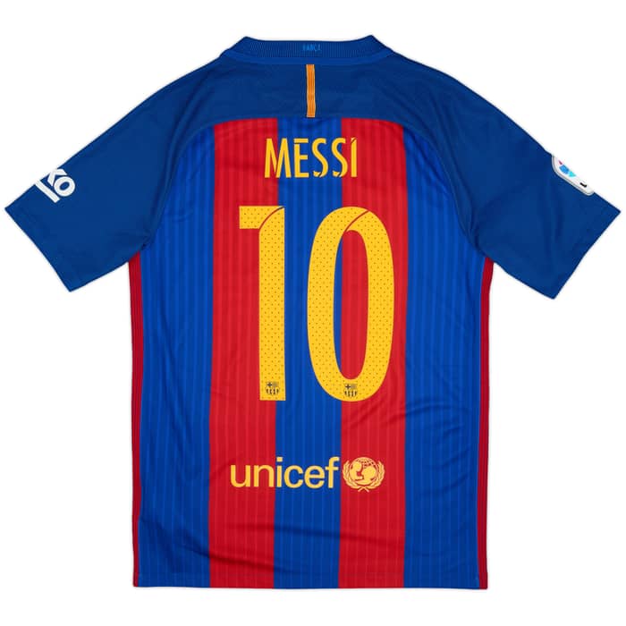2016-17 Barcelona Home Shirt Messi #10 - 9/10 - (S)