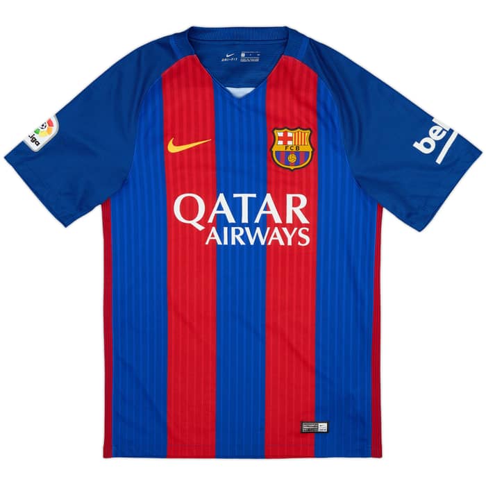 2016-17 Barcelona Home Shirt Messi #10 - 9/10 - (S)