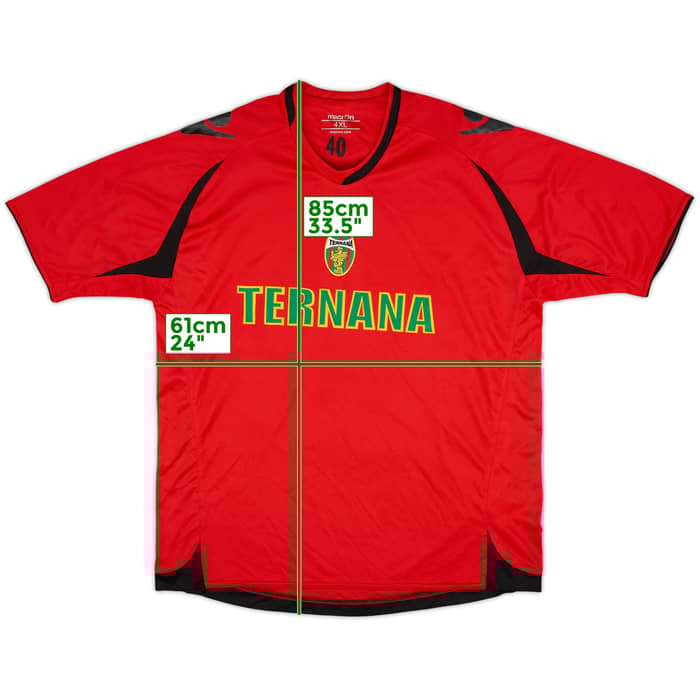 2010-11 Ternana Macron Player Issue Training Shirt #40 - 9/10 - (4XL)