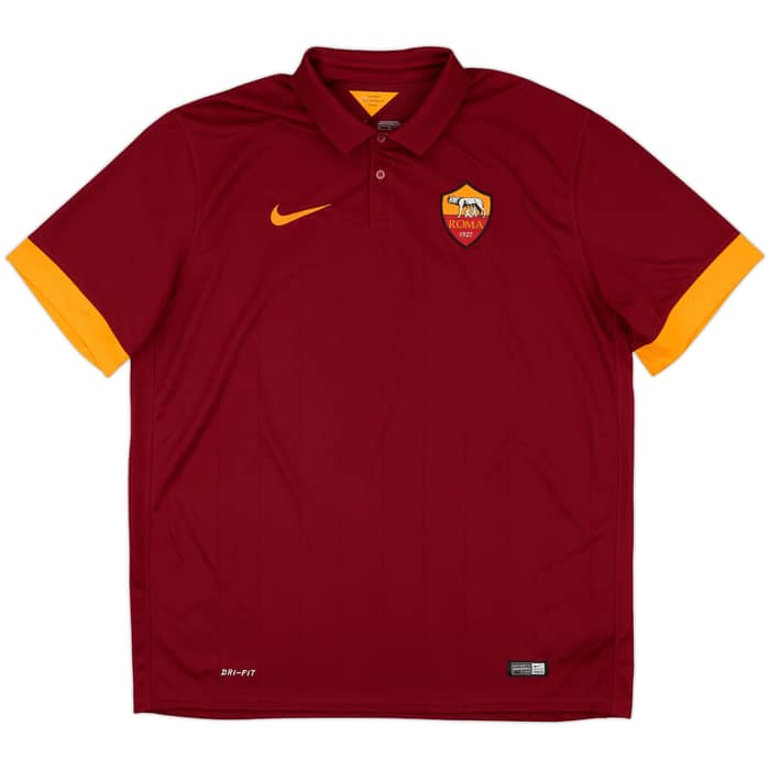 2014-15 Roma Home Shirt De Rossi #16 - 10/10 - (XL)