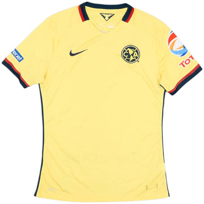 2015 Club America Authentic Home Shirt - 9/10 - (L)