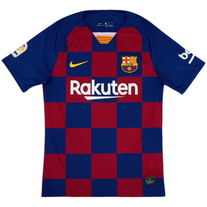 2019-20 Barcelona Home Shirt Messi #10 - 9/10 - (S)