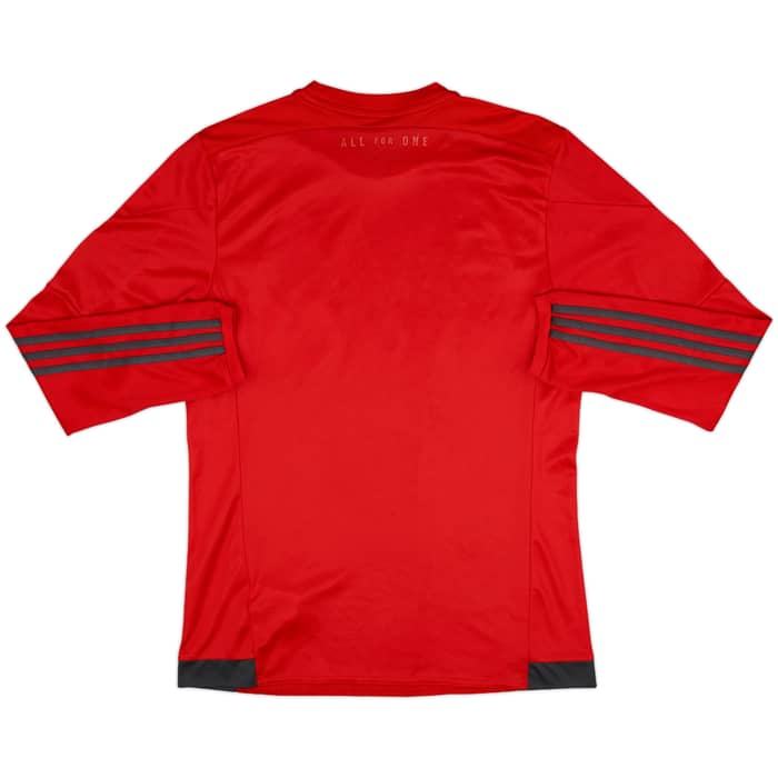 2015-16 Toronto Authentic Home L/S Shirt - 8/10 - (L)