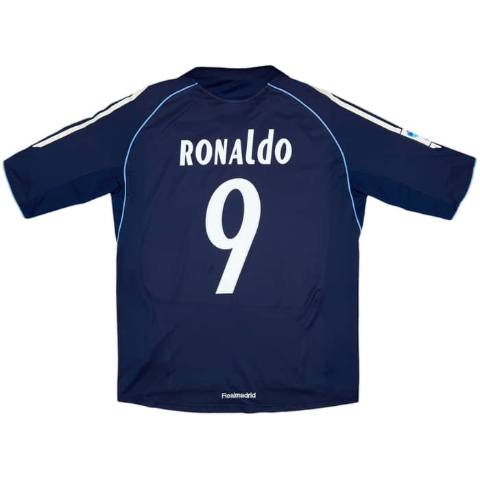 2005-06 Real Madrid Away Shirt Ronaldo #9 - 8/10 - (M)