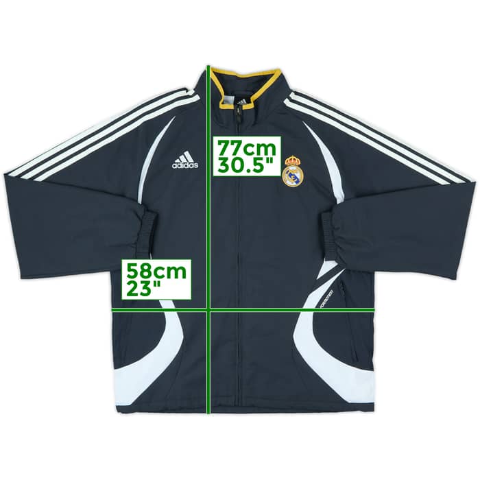 2006-07 Real Madrid adidas Track Jacket - 8/10 - (L/XL)