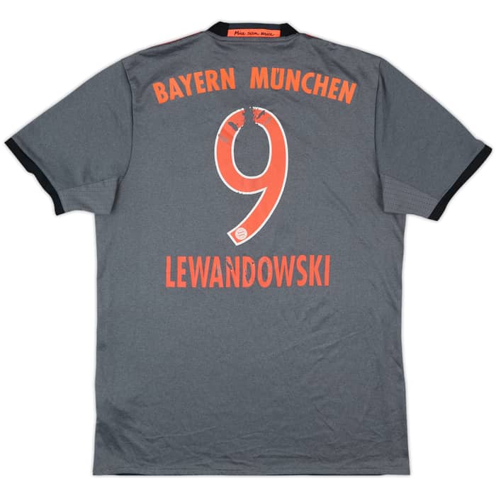 2016-17 Bayern Munich Away Shirt Lewandowski #9 - 4/10 - (M)