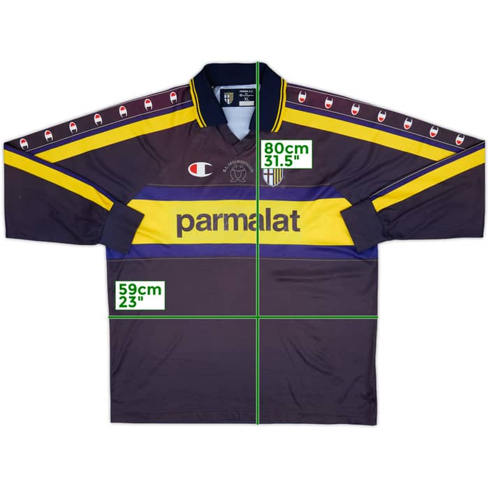1999-00 Parma Away L/S Shirt #7 - 5/10 - (XL)