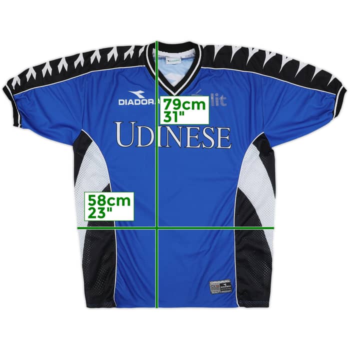 1997-98 Udinese Diadora Training Shirt - 5/10 - (XL)