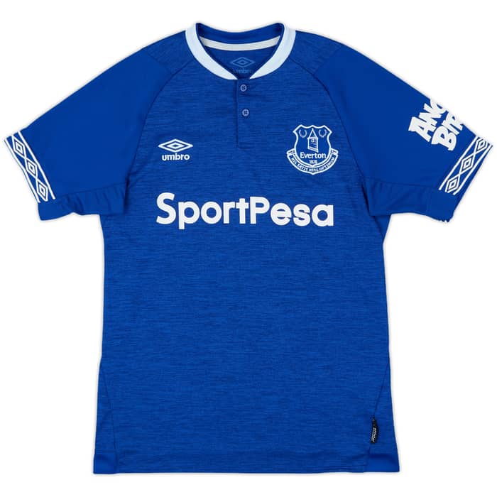 2018-19 Everton Home Shirt Baines #3 - 8/10 - (S)