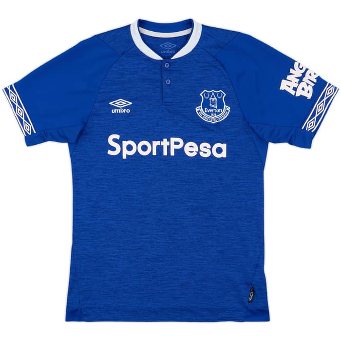 2018-19 Everton Home Shirt Baines #3 - 8/10 - (S)