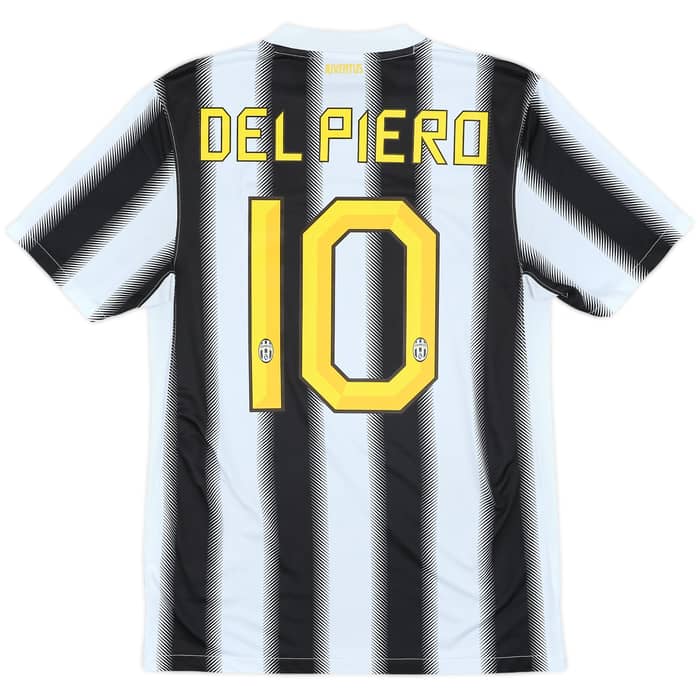 2011-12 Juventus Home Shirt Del Piero #10 - 6/10 - (S)