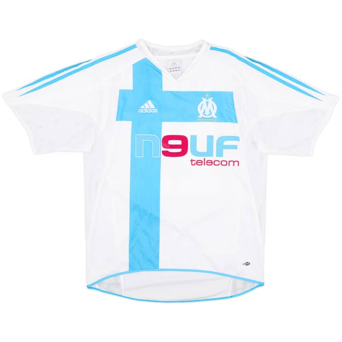 2004-05 Olympique Marseille Home Shirt Nasri #22 - 9/10 - (S)