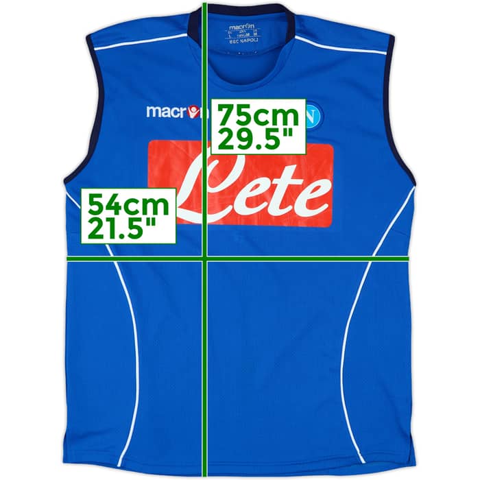 2011-12 Napoli Macron Training Vest - 8/10 - (L)
