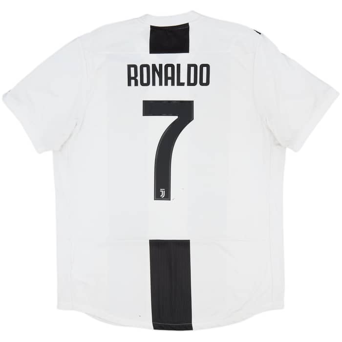 2018-19 Juventus Authentic Home Shirt Ronaldo #7 - 5/10 - (XL)