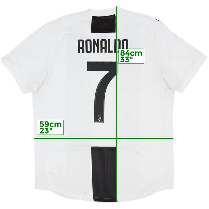 2018-19 Juventus Authentic Home Shirt Ronaldo #7 - 5/10 - (XL)
