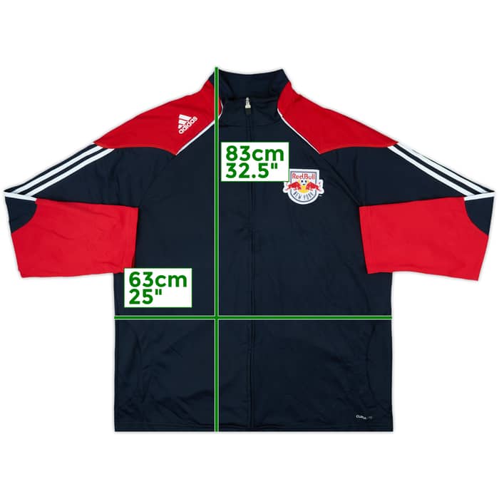 2009-10 New York Red Bulls adidas Track Jacket - 8/10 - (XL)