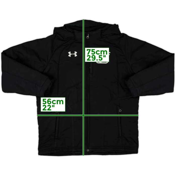 2018-19 AZ Alkmaar Under Armour Padded Bench Coat - 8/10 - (XL.Boys)
